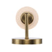 Trans Globe Imports - 72021 AG-FR - One Light Wall Sconce - Kai - Antique Gold / Frosted