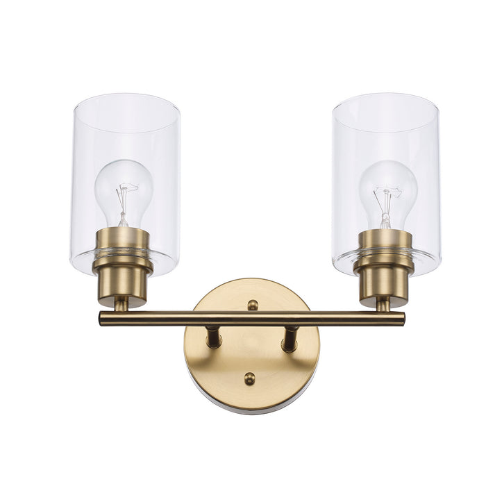 Trans Globe Imports - 72022 AG - Two Light Vanity - Kai - Antique Gold