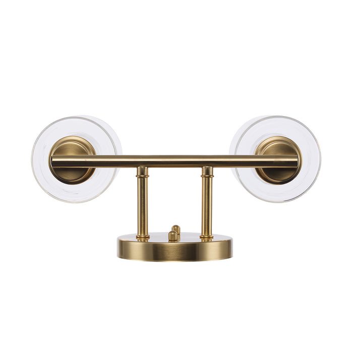 Trans Globe Imports - 72022 AG - Two Light Vanity - Kai - Antique Gold