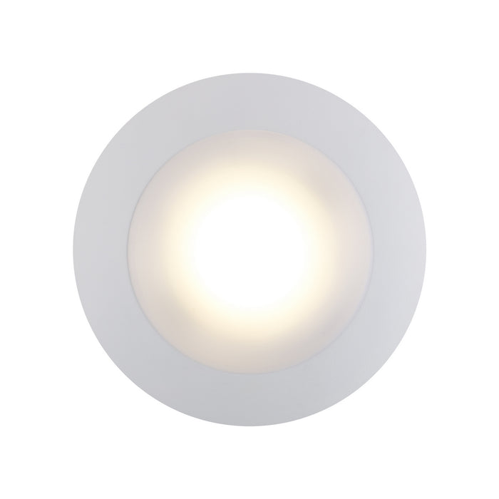 Trans Globe Imports - EM-LED-30099 WH - LED Disk Light - Palomino - White