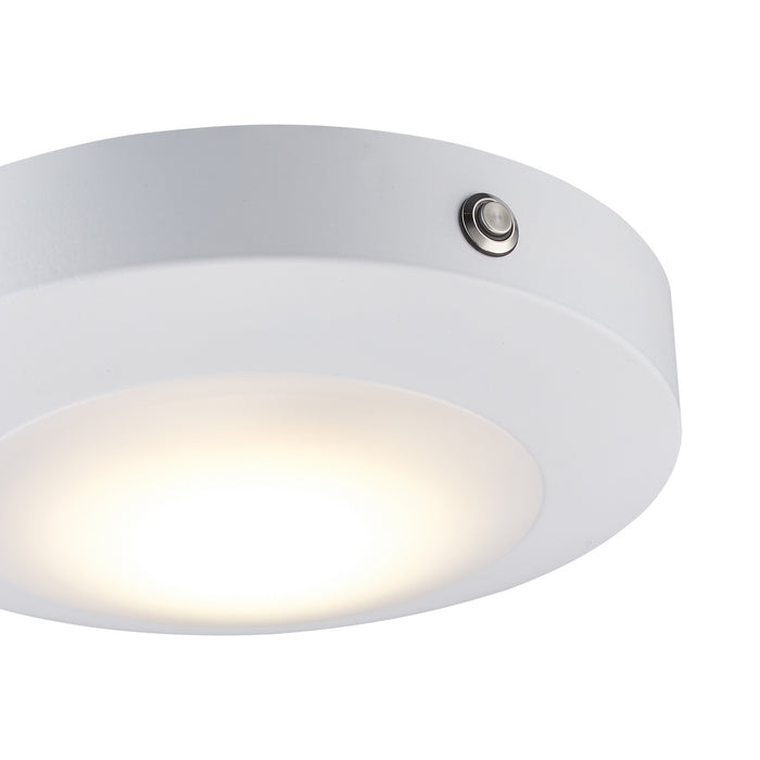 Trans Globe Imports - EM-LED-30099 WH - LED Disk Light - Palomino - White
