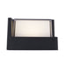 Trans Globe Imports - LED-51920 BK - LED Outdoor Wall Mount - Hatch - Black