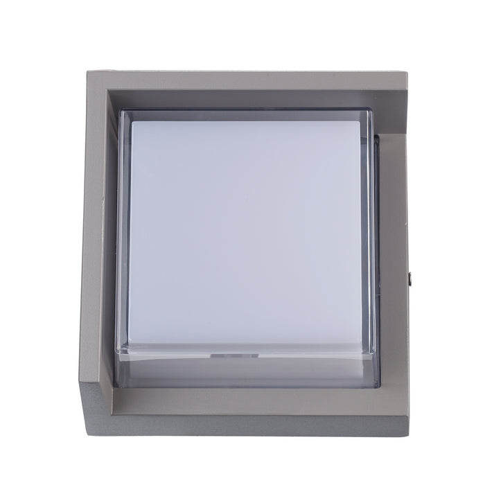 Trans Globe Imports - LED-51920 SL - LED Outdoor Wall Mount - Hatch - Silver