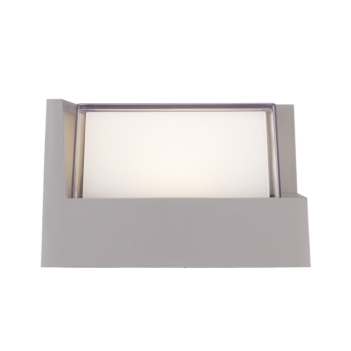 Trans Globe Imports - LED-51920 SL - LED Outdoor Wall Mount - Hatch - Silver