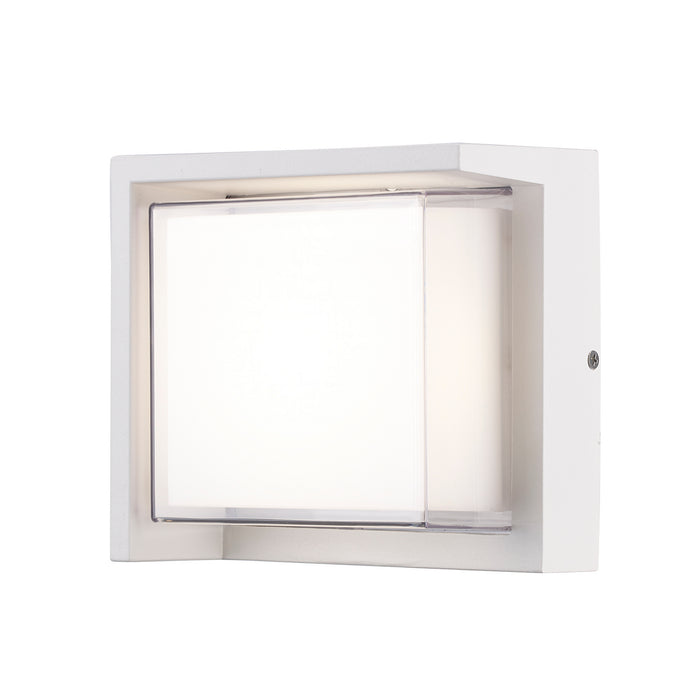 Trans Globe Imports - LED-51920 WH - LED Outdoor Wall Mount - Hatch - White