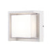 Trans Globe Imports - LED-51920 WH - LED Outdoor Wall Mount - Hatch - White