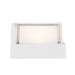 Trans Globe Imports - LED-51920 WH - LED Outdoor Wall Mount - Hatch - White