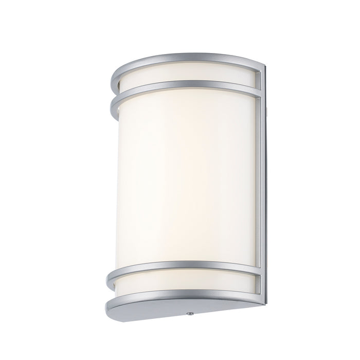 Trans Globe Imports - LED-51930 SL - LED Outdoor Wall Mount - Zorand - Silver