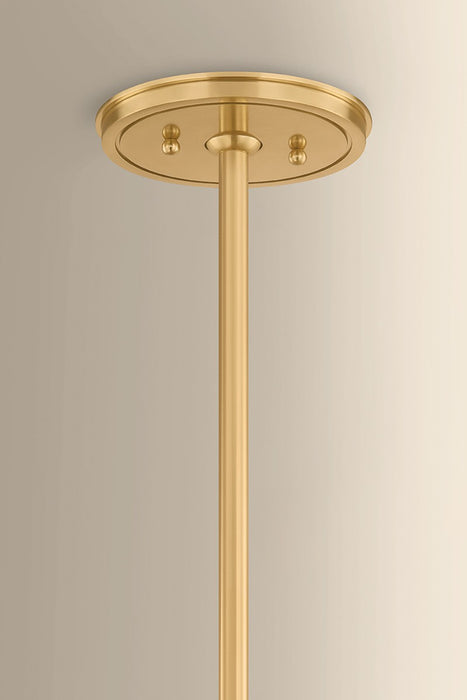 Hudson Valley - 1145-AGB - Five Light Chandelier - Sunside - Aged Brass