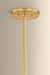 Hudson Valley - 1145-AGB - Five Light Chandelier - Sunside - Aged Brass