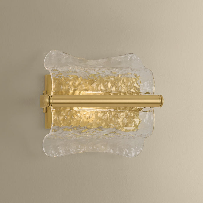 Hudson Valley - 1371-AGB - One Light Wall Sconce - Fosterdale - Aged Brass