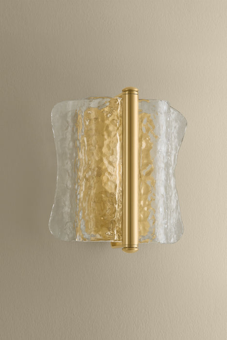 Hudson Valley - 1371-AGB - One Light Wall Sconce - Fosterdale - Aged Brass