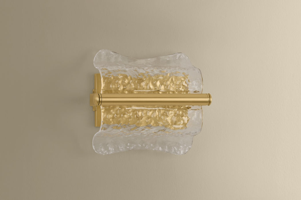 Hudson Valley - 1371-AGB - One Light Wall Sconce - Fosterdale - Aged Brass