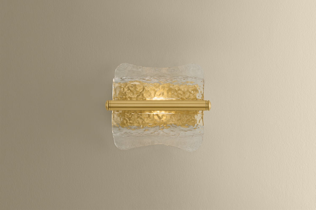 Hudson Valley - 1371-AGB - One Light Wall Sconce - Fosterdale - Aged Brass