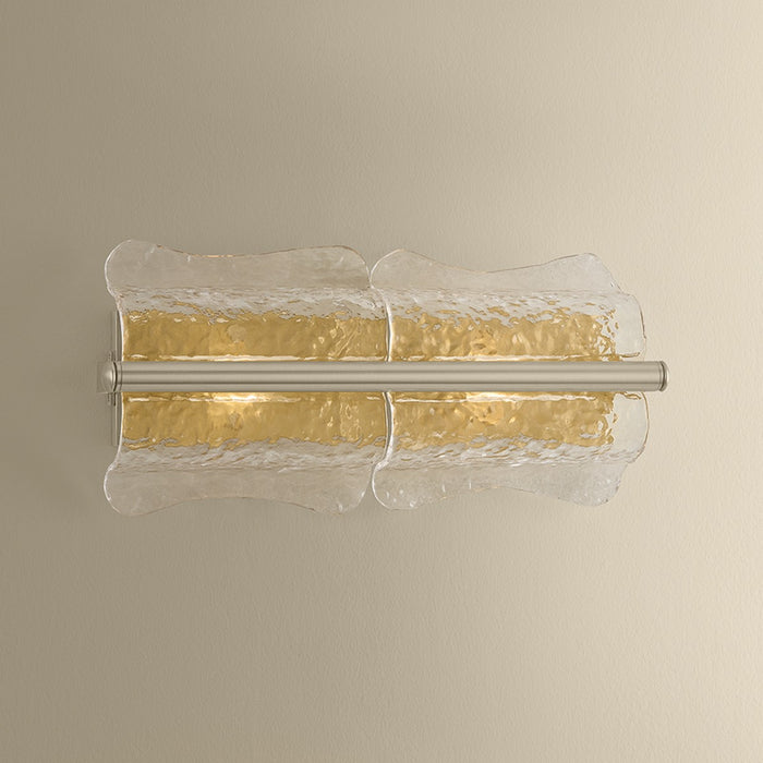 Hudson Valley - 1372-AGB - Two Light Wall Sconce - Fosterdale - Aged Brass