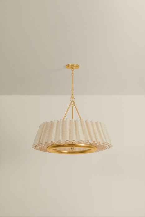 Hudson Valley - 1530-VGL - LED Chandelier - Beechford - Vintage Gold Leaf
