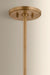 Hudson Valley - 1613-PBR - One Light Pendant - West Hill - Patina Brass