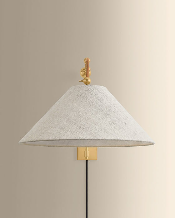 Hudson Valley - 2351-AGB - One Light Wall Sconce - Sylva - Aged Brass