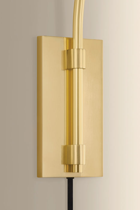 Hudson Valley - 2351-AGB - One Light Wall Sconce - Sylva - Aged Brass