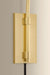 Hudson Valley - 2351-AGB - One Light Wall Sconce - Sylva - Aged Brass