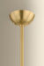 Hudson Valley - 2413-AGB - One Light Pendant - Bleecker - Aged Brass