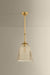 Hudson Valley - 2413-AGB - One Light Pendant - Bleecker - Aged Brass