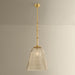 Hudson Valley - 2417-AGB - One Light Pendant - Bleecker - Aged Brass