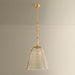 Hudson Valley - 2417-AGB - One Light Pendant - Bleecker - Aged Brass