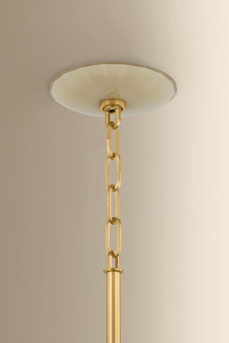 Hudson Valley - 3113-AGB - One Light Pendant - Nevins - Aged Brass