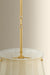 Hudson Valley - 3113-AGB - One Light Pendant - Nevins - Aged Brass