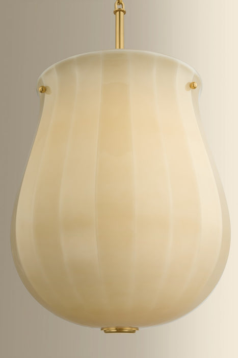 Hudson Valley - 3113-AGB - One Light Pendant - Nevins - Aged Brass