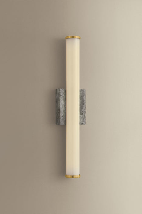 Hudson Valley - 3431-AGB - LED Wall Sconce - Stony Point - Aged Brass