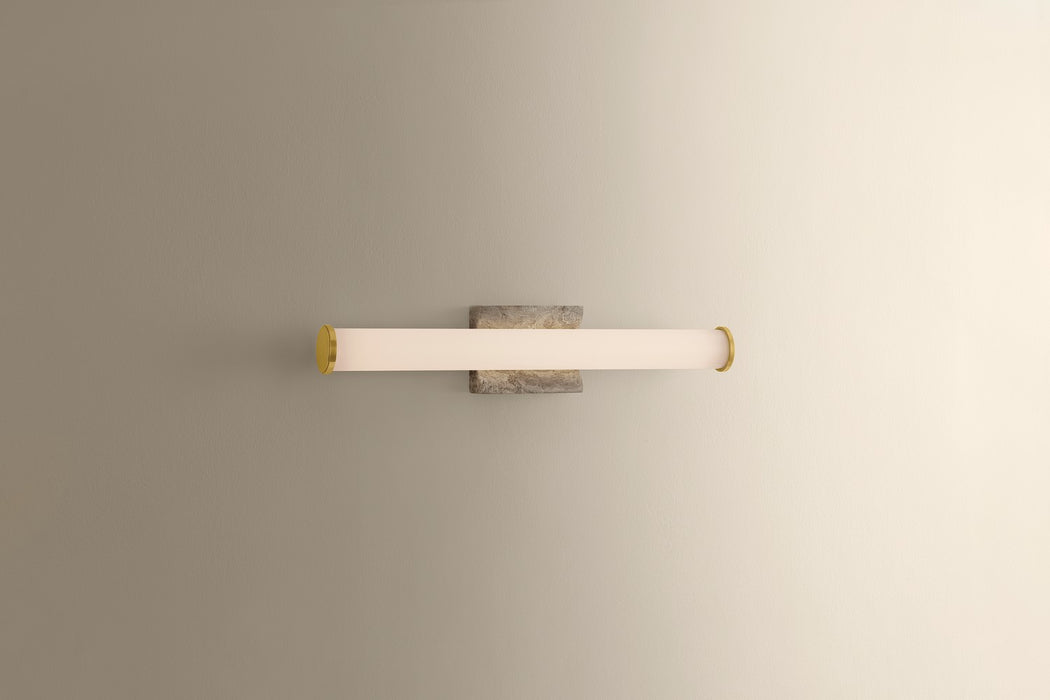 Hudson Valley - 3431-AGB - LED Wall Sconce - Stony Point - Aged Brass