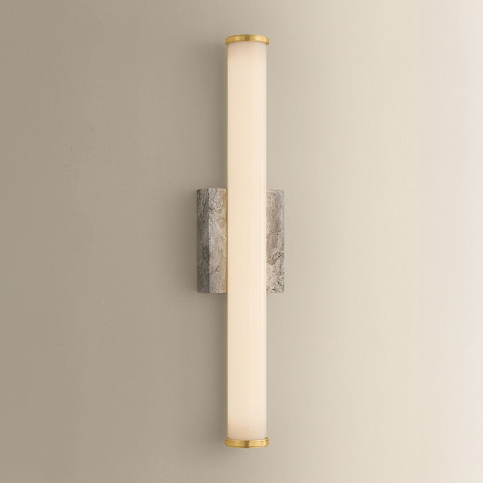 Hudson Valley - 3431-AGB - LED Wall Sconce - Stony Point - Aged Brass