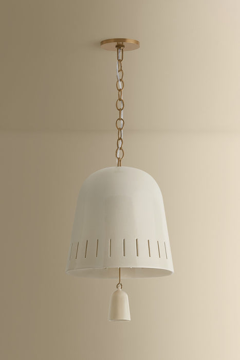 Hudson Valley - 3617-PBR/CIC - One Light Pendant - Omi - Patina Brass