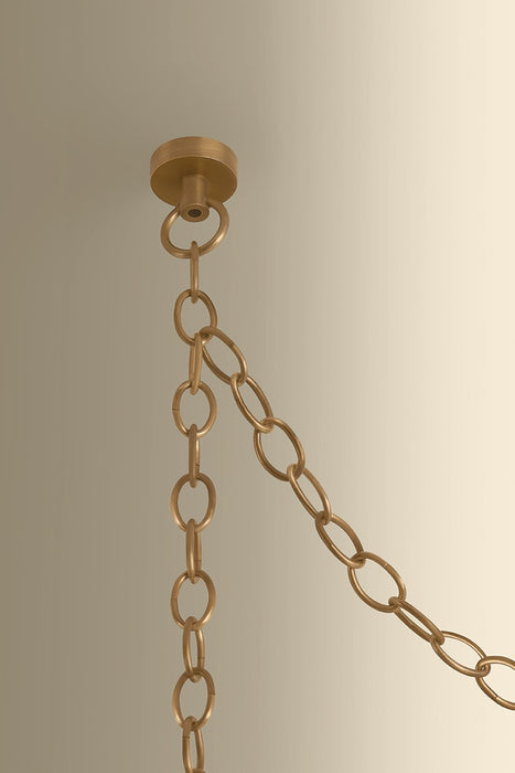 Hudson Valley - 3635-PBR/CIC - Three Light Chandelier - Omi - Patina Brass