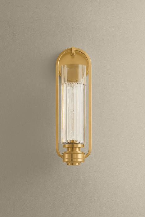 Hudson Valley - 4161-AGB - One Light Wall Sconce - Binnewater - Aged Brass
