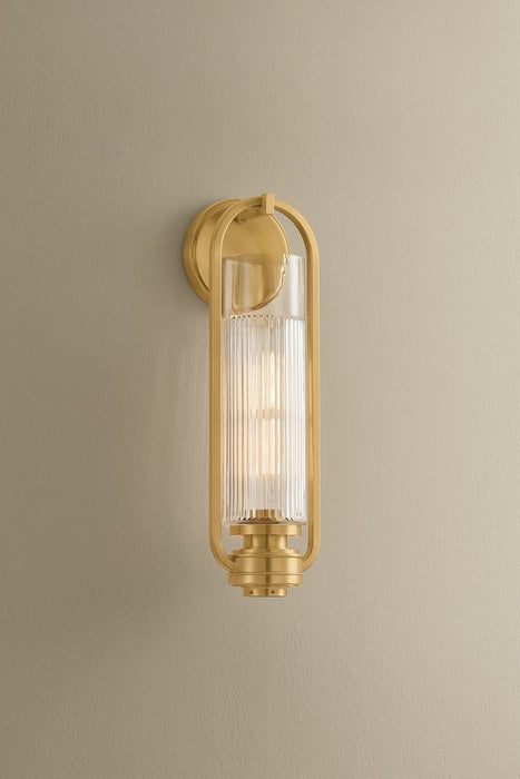 Hudson Valley - 4161-AGB - One Light Wall Sconce - Binnewater - Aged Brass