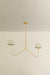Hudson Valley - 4560-VGL - Two Light Linear - Dekalb - Vintage Gold Leaf