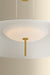 Hudson Valley - 4751-AGB/SWH - LED Pendant - Emmons - Aged Brass