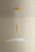 Hudson Valley - 4751-AGB/SWH - LED Pendant - Emmons - Aged Brass