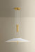 Hudson Valley - 4751-AGB/SWH - LED Pendant - Emmons - Aged Brass