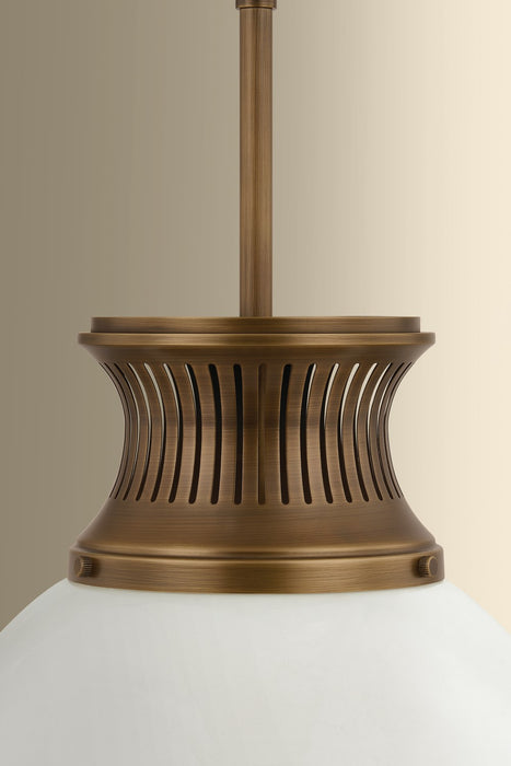 Hudson Valley - 4918-HB - One Light Pendant - Bruceville - Historic Bronze