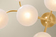 Hudson Valley - 5013-VGL - LED Semi Flush Mount - Bayberry - Vintage Gold Leaf
