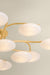 Hudson Valley - 5013-VGL - LED Semi Flush Mount - Bayberry - Vintage Gold Leaf
