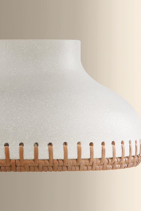 Hudson Valley - 5309-AGB/CCP - One Light Flush Mount - Southfields - Aged Brass