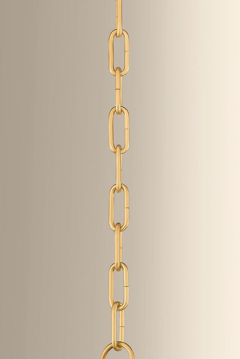 Hudson Valley - 5314-AGB/CCP - One Light Pendant - Southfields - Aged Brass