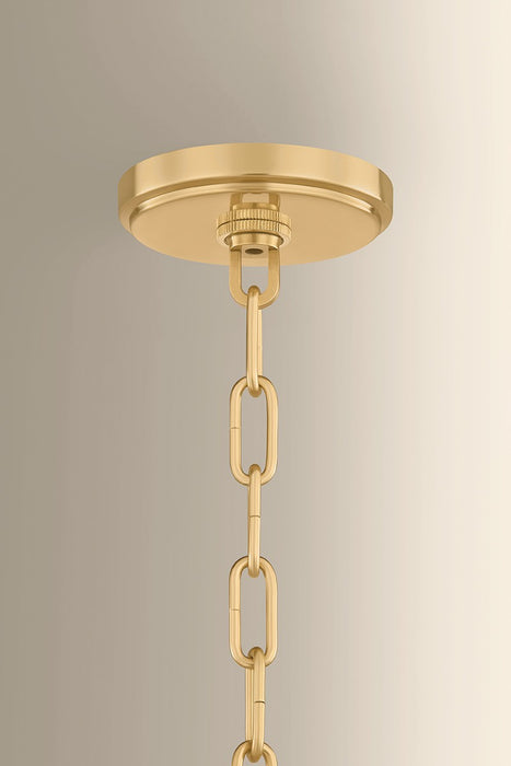 Hudson Valley - 5317-AGB/CCP - One Light Pendant - Southfields - Aged Brass
