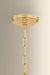 Hudson Valley - 5317-AGB/CCP - One Light Pendant - Southfields - Aged Brass