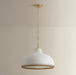 Hudson Valley - 5317-AGB/CCP - One Light Pendant - Southfields - Aged Brass